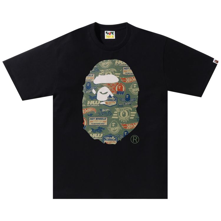 BAPE x Hot Wheels Ape Head Tee 'Black'