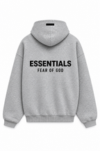 Fear of God Essentials Fleece Hoodie "Light Heather Grey"