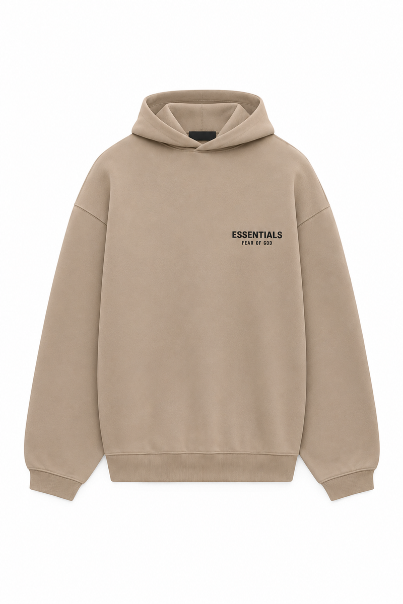 Fear of God Essentials Fleece Hoodie "Desert Sand"