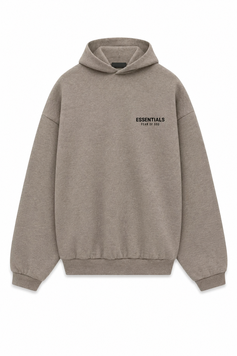Fear of God Essentials Fleece Hoodie "Heather Gray"