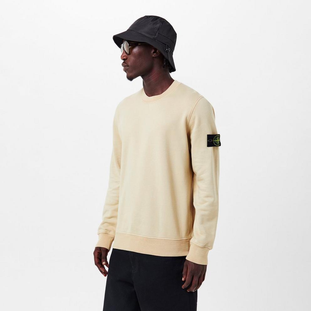 Stone Island Logo Crew Sweatshirt