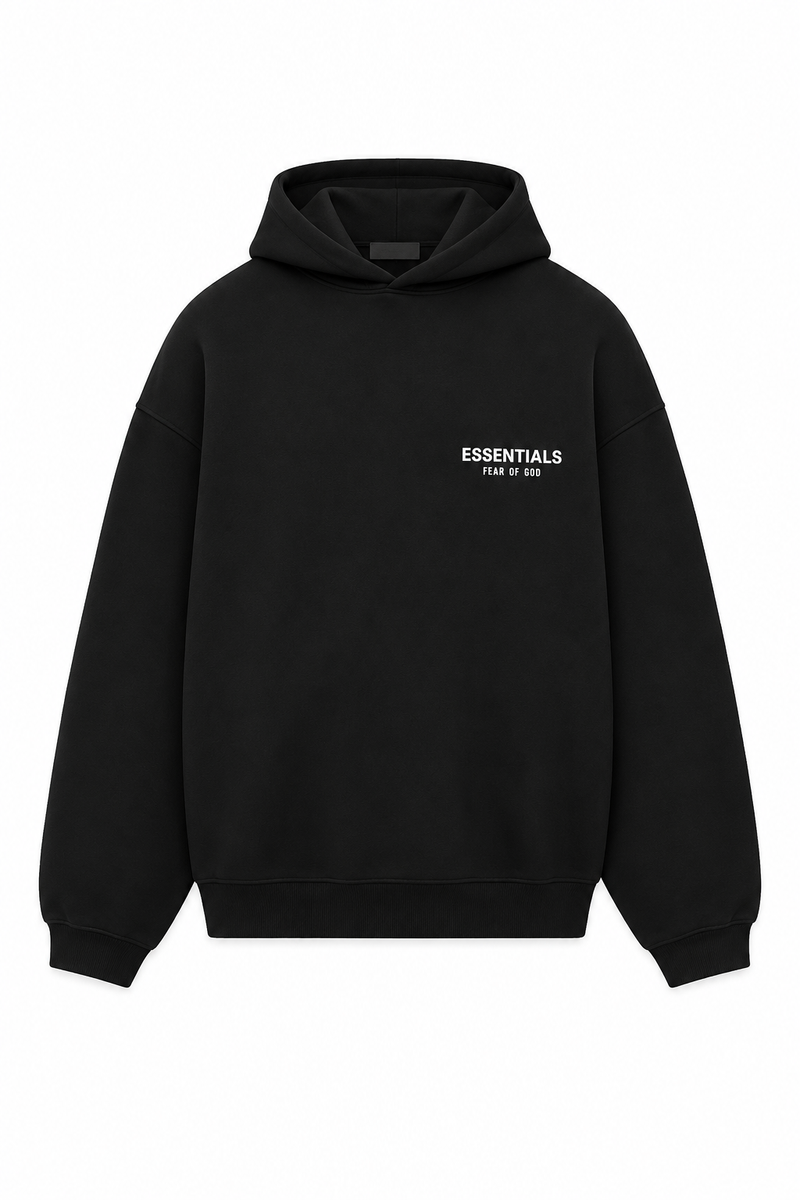 Fear of God Essentials Fleece Hoodie "Black"