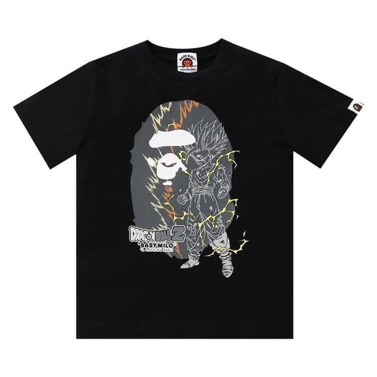 BAPE x Dragon Ball Z Son Gohan Big Ape Head Tee 'Black'
