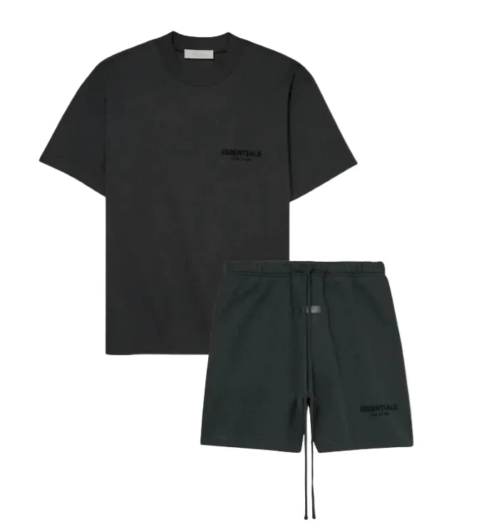 FEAR OF GOD ESSENTIALS ‘ SHORTS SET ’ BLACK (SS22)