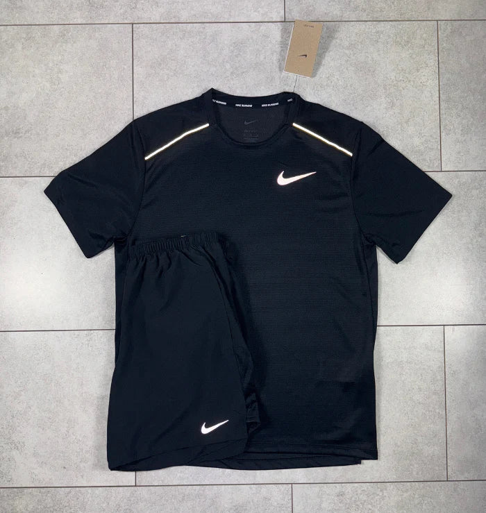 NIKE MILER BLACK SHORTS SET