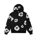 DENIM TEARS THE COTTON WREATH BLACK HOODIE