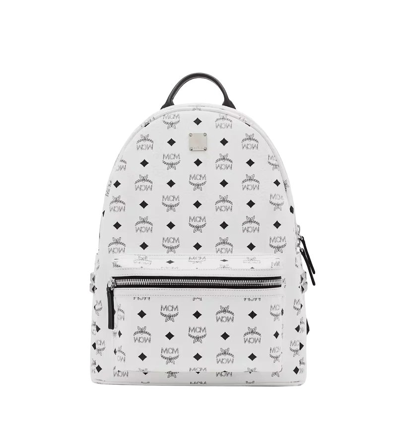 MCM Stark Side Studs Backpack in Visetos