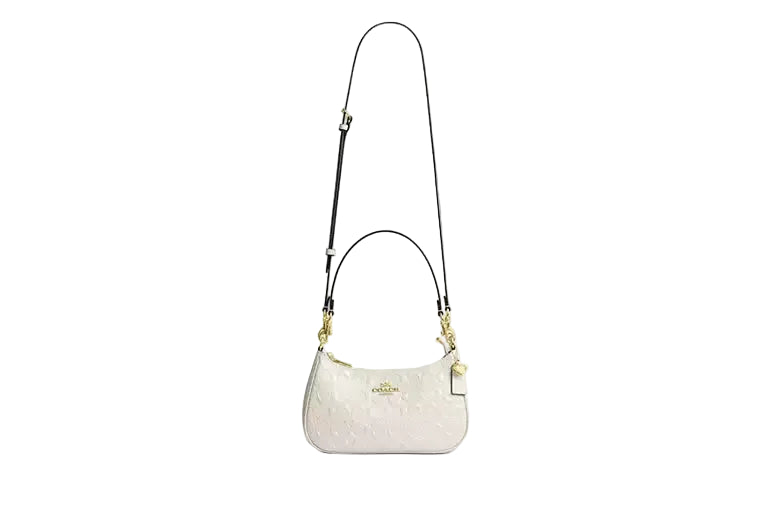 Teri Shoulder Bag In Signature Leather With Heart Charm