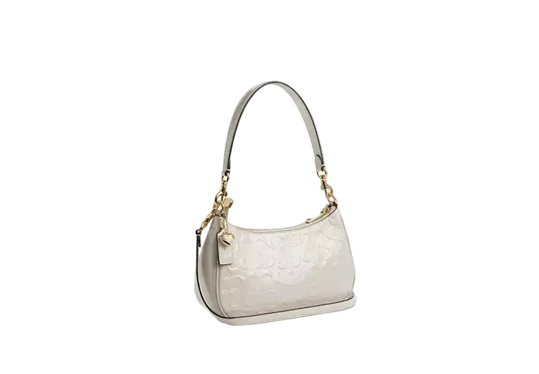 Teri Shoulder Bag In Signature Leather With Heart Charm