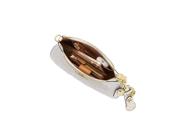 Teri Shoulder Bag In Signature Leather With Heart Charm