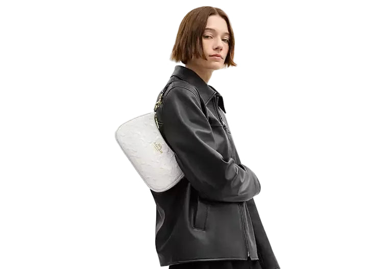Teri Shoulder Bag In Signature Leather With Heart Charm