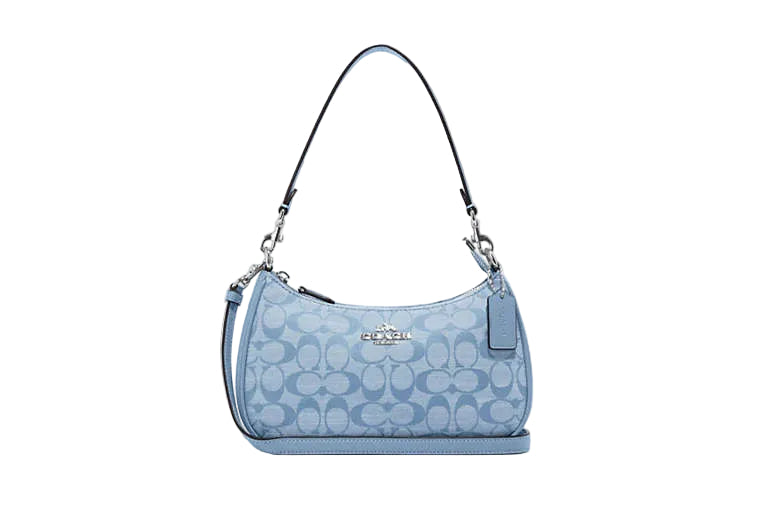 COACH Teri Shoulder Bag In Signature Chambray