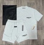 Fear of God Essentials SS22 Stretch Limo Shorts Set - Light Oatmeal Edition